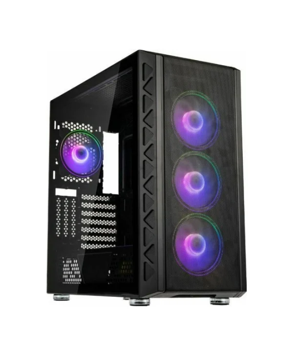 Kolink Citadel Mesh ARGB Gaming Midi Tower Κουτί Υπολογιστή με Πλαϊνό Παράθυρο Μαύρο GEKL-115