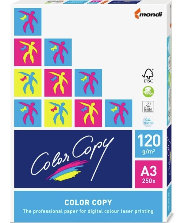 Mondi Color Copy Χαρτί Εκτύπωσης A3 120gr/m² 250 φύλλα 2100005117