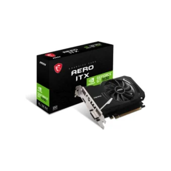 MSI GeForce GT 1030 4GB GDDR4 AERO ITX 4GD4 OC Κάρτα Γραφικών 4711377107556