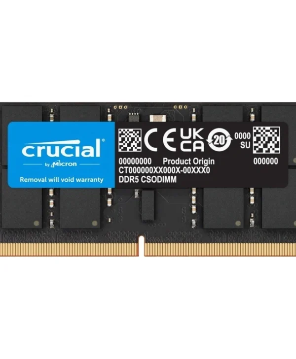 Crucial DDR5 με Module 1x32GB και Ταχύτητα 6400 για Laptop CT32G64C52CS5