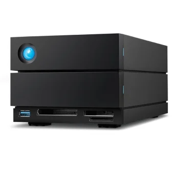 Lacie 2big Dock Thunderbolt 3 / USB 3.1 Εξωτερικός HDD 48TB Multi-Bay Μαύρο STLG48000400