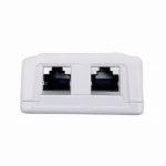 Cablexpert Cat6a Ftp Double Port Surface Mount Box White NCAC-2F6A-01 - Image 2
