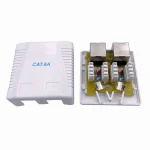 Cablexpert Cat6a Ftp Double Port Surface Mount Box White NCAC-2F6A-01 - Image 4