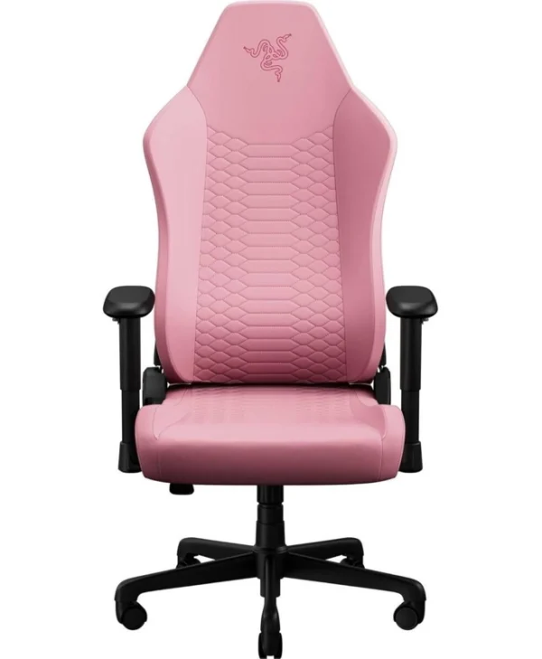 Razer Iskur V2 X NewGen Καρέκλα Gaming Δερματίνης με Ρυθμιζόμενα Μπράτσα Quartz RZ38-05311000-R3G1