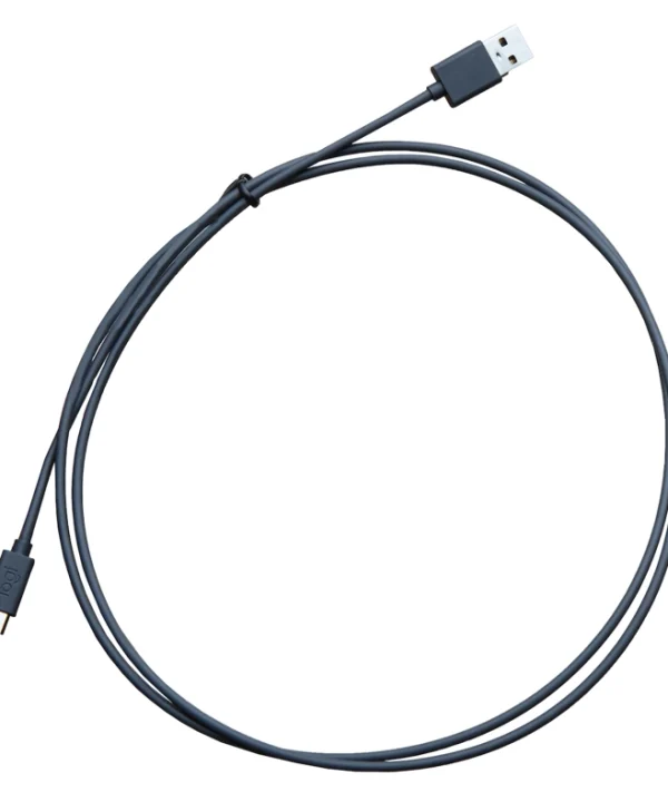 Logitech Zone Wireless / Zone Wireless Plus Regular USB 2.0 to micro USB Cable Μαύρο 1.3m (989-000944)