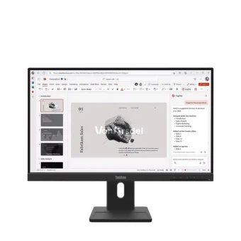 Lenovo ThinkVision E22-40 IPS Monitor 21.5" FHD 1920x1080 με Χρόνο Απόκρισης 4ms GTG 64C9MAT6EU