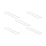 DeLock Δεματικά Καλωδίων Πλαστικά 400mmx7.9mm σε Ασημί χρώμα (10τμχ) (18773) - Image 4
