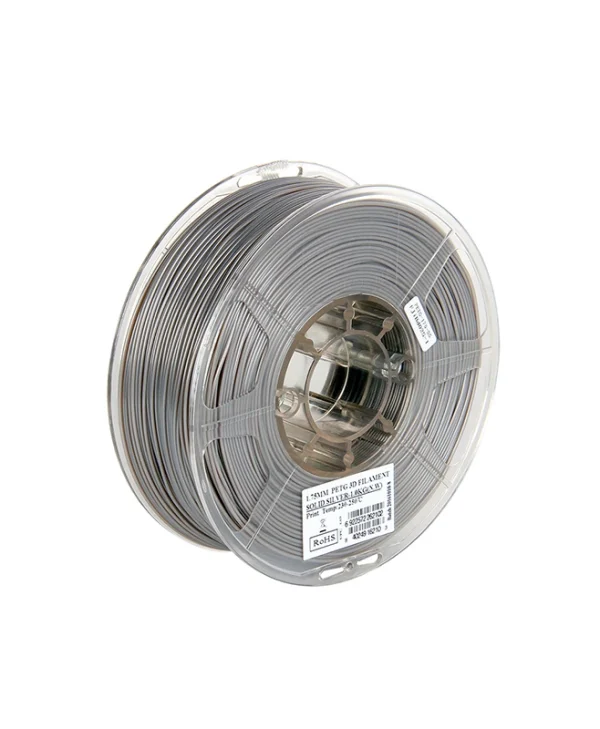 Esun PETG 3D Printer Filament 1.75mm Ασημί 1kg PETG-P175SS1