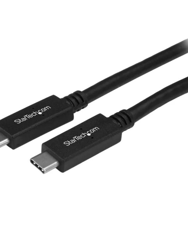 StarTech USB 3.0 Cable USB-C male - USB-C 60W Μαύρο 1m USB315CC1M