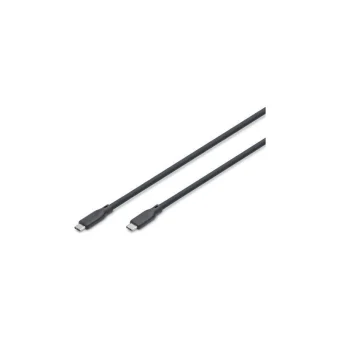Digitus USB 2.0 Cable USB-C male - USB-C Μαύρο 1m AK-300350-010-S