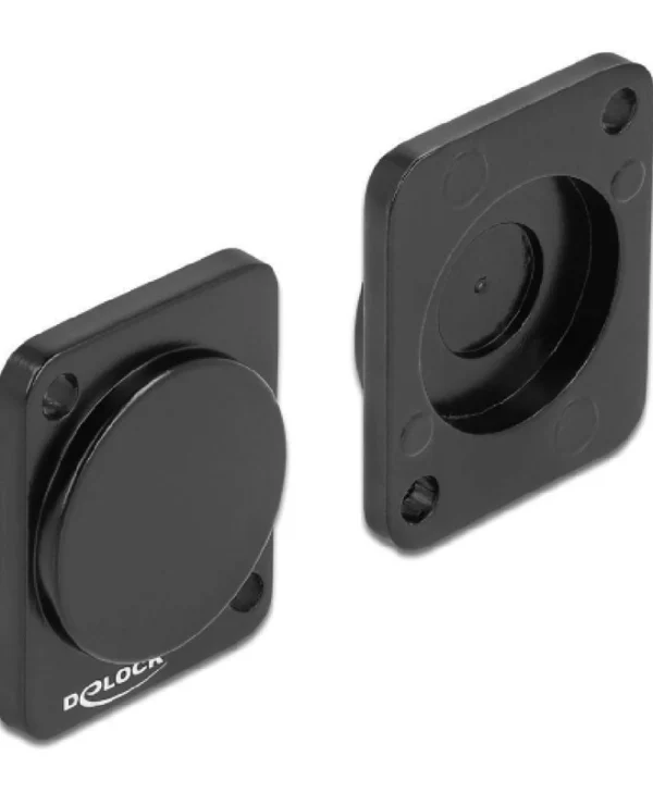 Delock Κάλυμμα 86791 D-type Υποδοχές Μεταλλικό Μαύρο