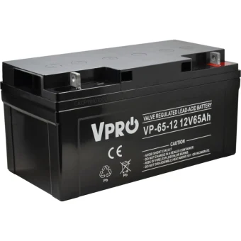 Volt Polska Μπαταρία UPS με Χωρητικότητα 65Ah και Τάση 12V 1τμχ 6AKUAGM065