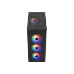 Aerocool B310A Flow-G-BK-v1 Gaming Midi Tower Κουτί Υπολογιστή με Πλαϊνό Παράθυρο Μαύρο ACCS-BD03043.11 - Image 3