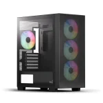 Aerocool B310A Flow-G-BK-v1 Gaming Midi Tower Κουτί Υπολογιστή με Πλαϊνό Παράθυρο Μαύρο ACCS-BD03043.11 - Image 6