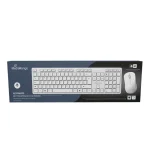 MediaRange MROS278-GR Ασύρματο Σετ Πληκτρολόγιο & Ποντίκι Ελληνικό Λευκό - Image 2