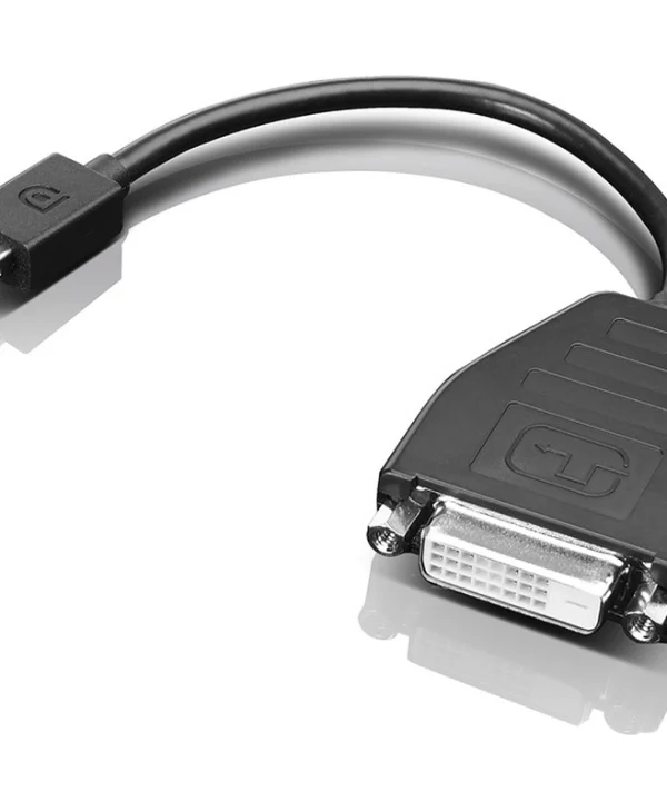 Lenovo Μετατροπέας mini DisplayPort male σε DVI-D female 1τμχ 0B47090