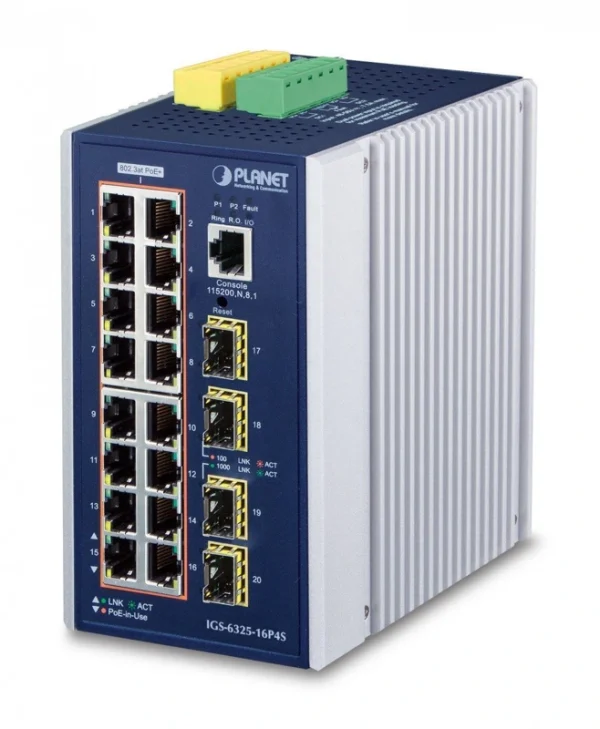 Planet IGS-6325-16P4S Managed L3 Switch με 16 Θύρες Gigabit (1Gbps) Ethernet και 4 SFP Θύρες