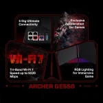 TP-LINK Archer GE550 Ασύρματο Router Wi‑Fi 7 με 4 Θύρες 2.5 Gigabit ARCHER GE550 - Image 6