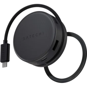 Satechi OntheGo USB-C Docking Station με HDMI 4K PD Ethernet Μαύρο ST-POTG7C