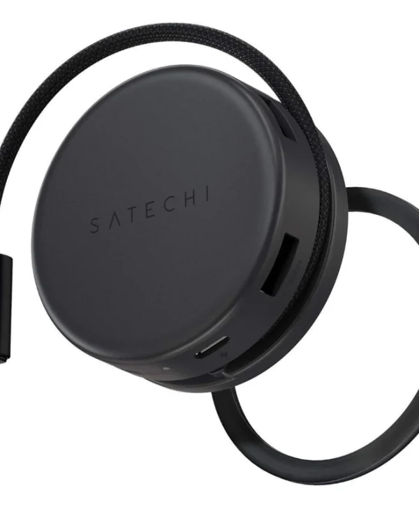 Satechi OntheGo USB-C Docking Station με HDMI 4K PD Ethernet Μαύρο ST-POTG7C