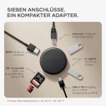 Satechi OntheGo USB-C Docking Station με HDMI 4K PD Ethernet Μαύρο ST-POTG7C - Image 2