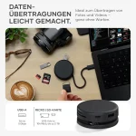 Satechi OntheGo USB-C Docking Station με HDMI 4K PD Ethernet Μαύρο ST-POTG7C - Image 7