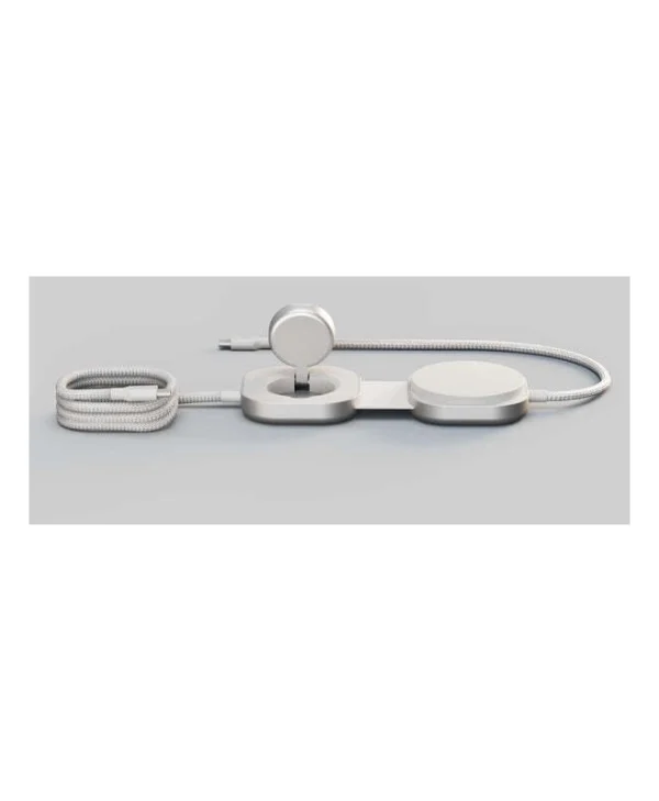 Zens Magnetic USB 2.0 Cable USB-C male - USB-C 240W PD Λευκό 1.5m ZECC07W/00