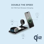 Satechi Ασύρματος Φορτιστής Qi2 15W Power Delivery Γκρι (Trio) ST-QTPM-EA - Image 2