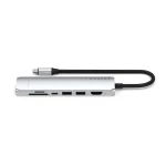 Satechi USB-C Docking Station με HDMI 4K PD Ethernet Ασημί (ST-P7SS) - Image 2