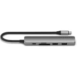 Satechi ST-P6SM USB-A / USB-C Docking Station με HDMI 4K PD Γκρι - Image 2