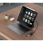 Satechi ST-P6SM USB-A / USB-C Docking Station με HDMI 4K PD Γκρι - Image 5