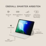 Satechi Ασύρματο Bluetooth Πληκτρολόγιο για Tablet Αγγλικό US Μπεζ ST-KOTGW-EN - Image 5
