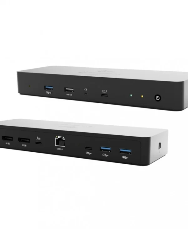 i-tec Thunderbolt 4 Docking Station με PD Γκρι (TB4INTGDUAL4KDOCPD)