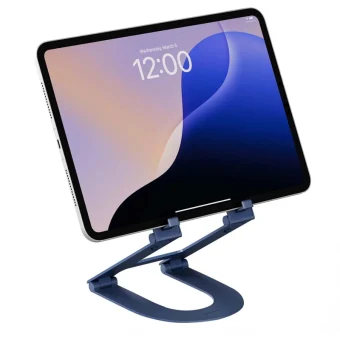 Twelve South Foldable Adjustable Desktop Curve Mini Coastal Stand Tablet Ipad Blue TS-2565