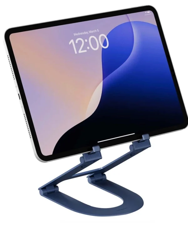 Twelve South Foldable Adjustable Desktop Curve Mini Coastal Stand Tablet Ipad Blue TS-2565