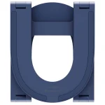 Twelve South Foldable Adjustable Desktop Curve Mini Coastal Stand Tablet Ipad Blue TS-2565 - Image 3