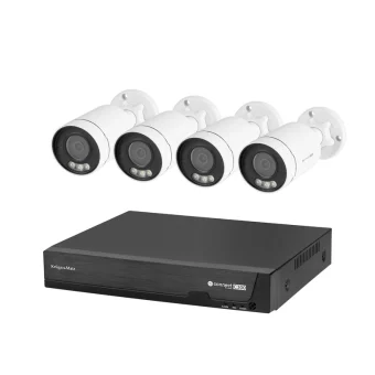 Kruger & Matz Σύστημα Παρακολούθησης 4 Καμερών CCTV 5MP με Καταγραφικό DVR KM2242