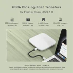 Satechi Ultra-slim Aluminum Type-C USB-C Docking Station με Ασημί ST-EU4SNSS - Image 10