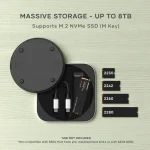 Satechi Ultra-slim Aluminum Type-C USB-C Docking Station με Ασημί ST-EU4SNSS - Image 11