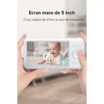 Momcozy Ασύρματη Ενδοεπικοινωνία Μωρού με Αμφίδρομη Επικοινωνία & Νανουρίσματα BM007-WH12BA-A - Image 5