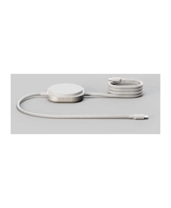 Zens Magnetic USB 2.0 Cable USB-C male - USB-C 240W PD Λευκό 1.5m ZECC05W/00