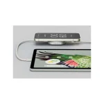 Zens Magnetic USB 2.0 Cable USB-C male - USB-C 240W PD Λευκό 1.5m ZECC05W/00 - Image 2
