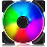 Fractal Design Prisma AL-14 Case Fan 140mm (1000rpm / 63.33cfm) με ARGB Φωτισμό και Σύνδεση 3-Pin 3τμχ FD-FAN-PRI-AL14-3P - Image 3