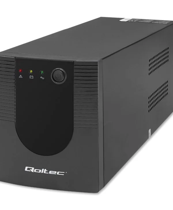 Qoltec FR UPS Line-Interactive 1500VA 900W με 4 Πρίζες 53776
