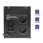 Qoltec FR UPS Line-Interactive 1500VA 900W με 4 Πρίζες 53776 - Image 5