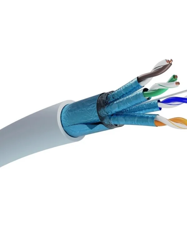 Extralink U/UTP Cat.6a (Gigabit) Καλώδιο Δικτύου Ethernet 500m Γκρι EX.16231
