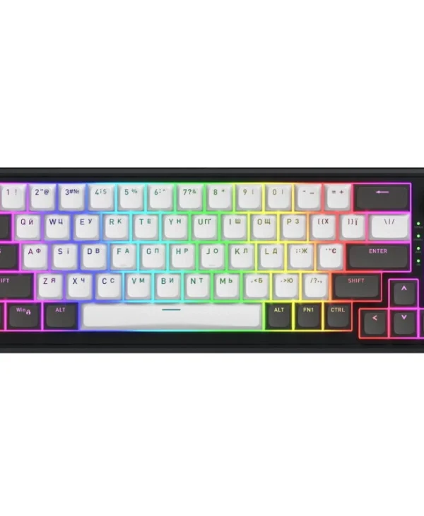 HATOR Skyfall 65 Pro Ασύρματο Gaming Μηχανικό Πληκτρολόγιο 65% με RGB φωτισμό (Αγγλικό US) HATOR Aurum Vanila Silent Linear 29063
