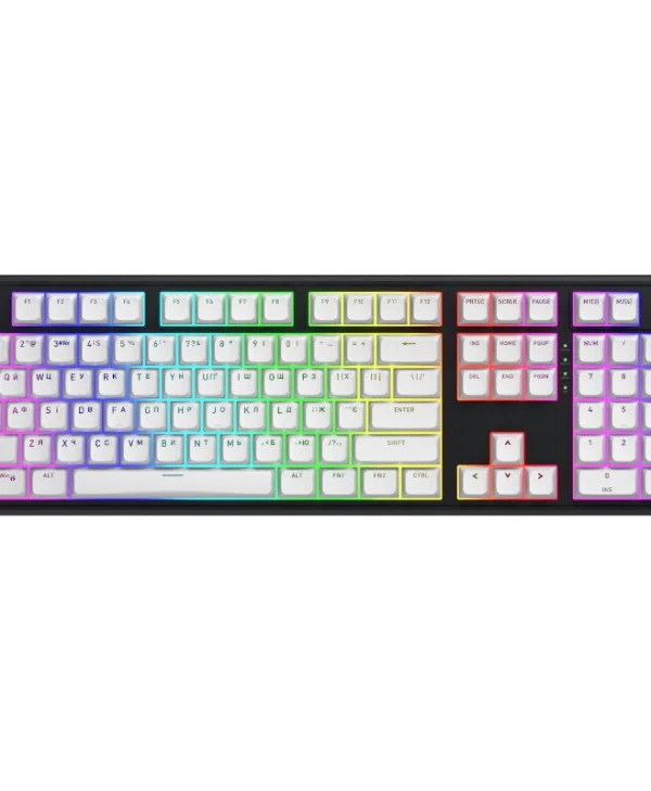 HATOR Skyfall 100 Ασύρματο Gaming Μηχανικό Πληκτρολόγιο με RGB φωτισμό (Αγγλικό US) HATOR Aurum Lemon Linear 29059