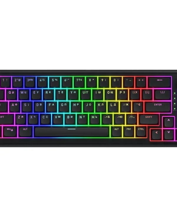HATOR Skyfall 65 Gaming Μηχανικό Πληκτρολόγιο 65% με RGB φωτισμό (International English) HATOR Aurum Sterling 29058