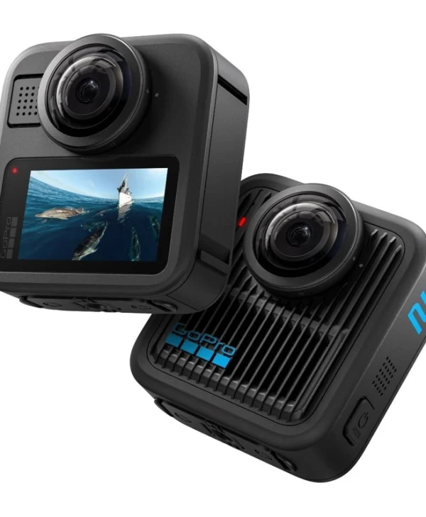 GoPro Max 2 Action Camera 5K Λήψης 360° Υποβρύχια με Οθόνη Αφής 1.82" και Wi-Fi Μαύρη 7413-036